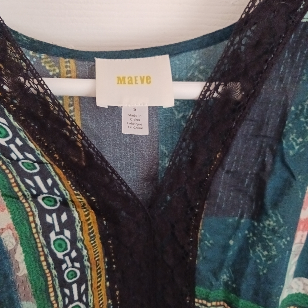 Maeve Multicolored Patchwork Shift - image 3